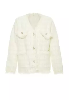 Вязаный кардиган Zitha, цвет Off White/Natural White