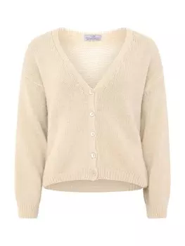 Вязаный кардиган Zwillingsherz, бежевый