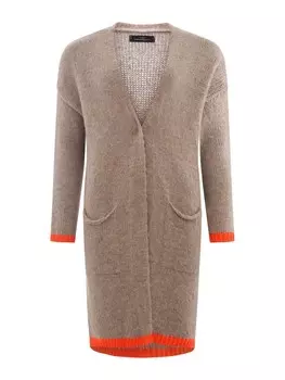 Вязаный кардиган Zwillingsherz Knit Cardigan Neon & Love, светло-бежевый