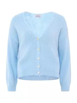 Вязаный кардиган Zwillingsherz, светло-синий