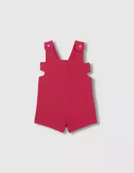 Вязаный комбинезон для девочки с завязкой сзади Gocco, фуксия