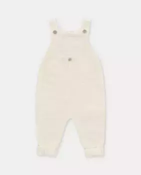 Вязаный комбинезон для мальчика в песочном цвете Martn Aranda, светло-коричневый