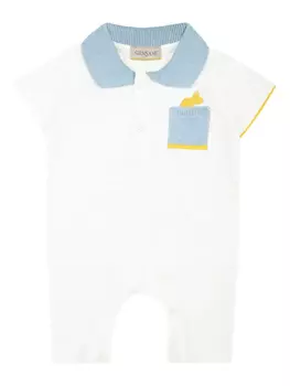 Вязаный комбинезон Gensami kids, белый