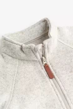 Вязаный комбинезон на флисовой подкладке H&M, бежевый