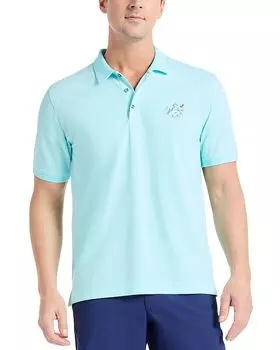 Вязаный поло Monkey Business Robert Graham, синий