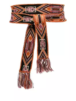 Вязаный пояс ISABEL MARANT, черный