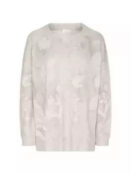 Вязаный пуловер с узором Panicale, серый