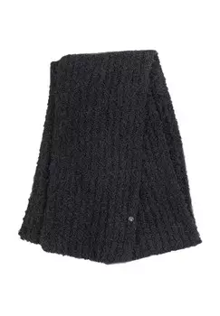 Вязаный шарф-эмблема женский LOEVENICH, цвет 9999 Schwarz 0