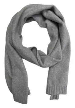 Вязаный шарф Cinque "NINO", в пестрый узор, серый