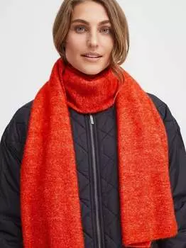 Вязаный шарф Fransa, красный