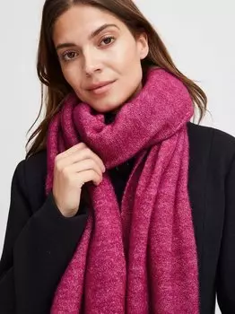 Вязаный шарф Fransa, розовый