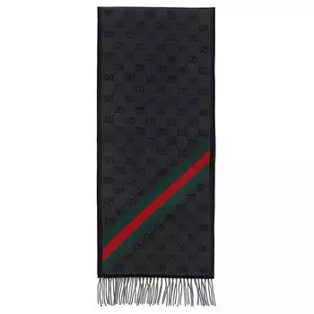 Вязаный шарф GG унисекс GUCCI