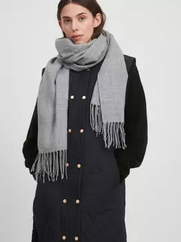 Вязаный шарф ihax Ichi, серый