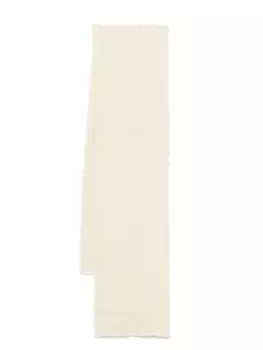 Вязаный шарф Jil Sander, белый
