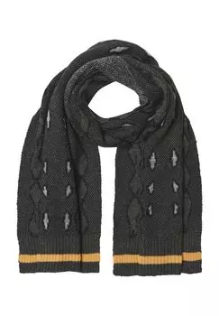 Вязаный шарф, контрастные полосы, мужской Dunmore, цвет Anthrazit Onesie