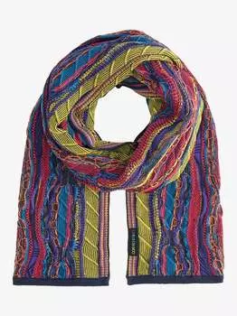 Вязаный шарф корато Carlo Colucci, красный