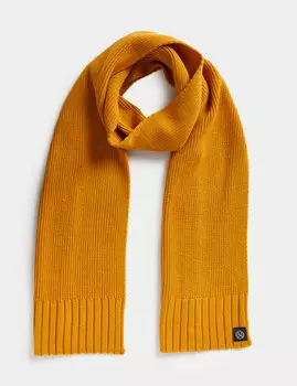 Вязаный шарф Marks & Spencer, желтый