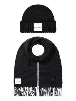 Вязаный шарф «милая пара» 14 Navahoo, черный