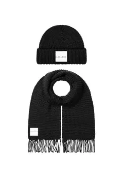 Вязаный шарф «Милая пара» 14 NAVAHOO, черный