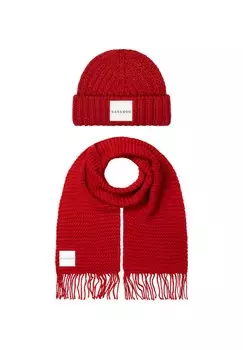 Вязаный шарф «Милая пара» 14 NAVAHOO, цвет Salsa Red