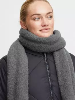 Вязаный шарф Oxmo, серый