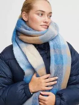 Вязаный шарф Oxmo, синий