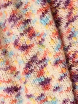 Вязаный шарф с бахромой Noah A.P.C., мультиколор