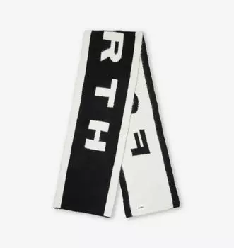 Вязаный шарф с логотипом Letti 4Th & Reckless, черный