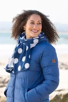 Вязаный шарф Stonebarrow Kite, темно-синий