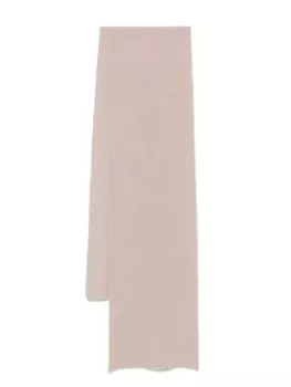 Вязаный шарф Sunspel, серый