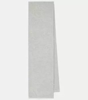 Вязаный шарф Toteme, серый меланж