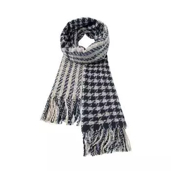 Вязаный шарф унисекс ALIEN BANG, Коричневый, в подарочной упаковке