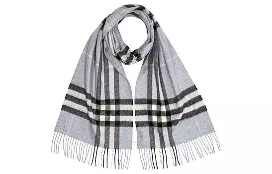 Шарф вязаный Burberry Unisex, серый