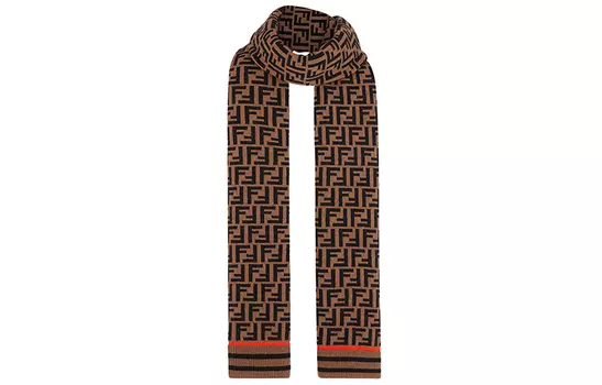 Вязаный шарф унисекс FENDI