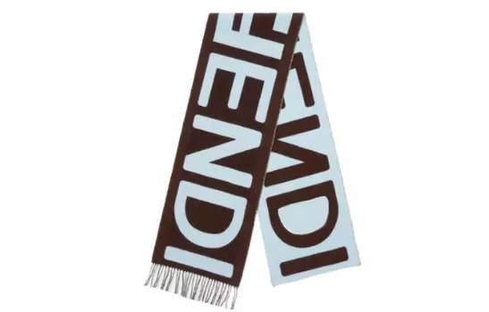 Вязаный шарф унисекс FENDI