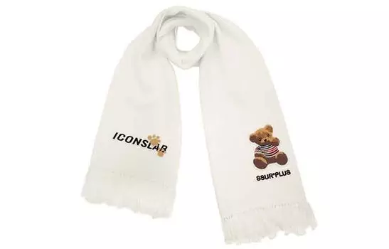 Вязаный шарф унисекс ICONS Lab, хаки