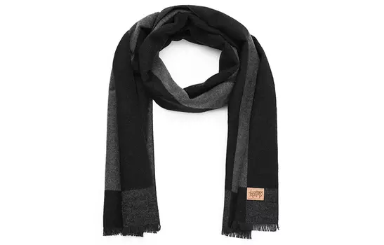 Вязаный шарф унисекс KENMO, серый