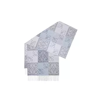 Шарф унисекс Loewe, голубой