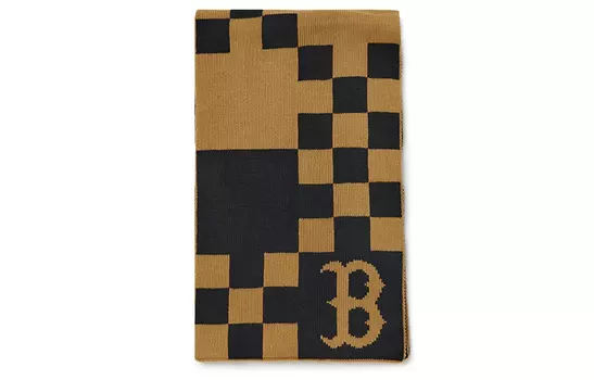 Вязаный шарф унисекс MLB, Коричневый