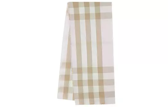 Вязаный шарф унисекс снежинка каменного цвета Burberry, Snowflake Stone Color