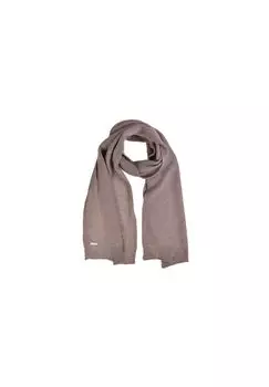 Вязаный шарф в структуре микс 180х32см 18836-0 SEEBERGER, цвет Nutria One Size