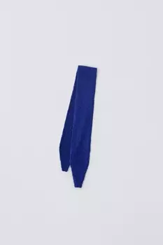 Вязаный шарф ZARA, синие чернила