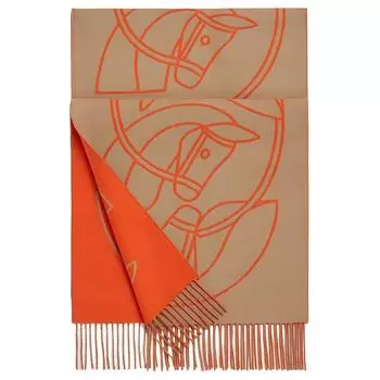 Вязаный шарф женский HERMES