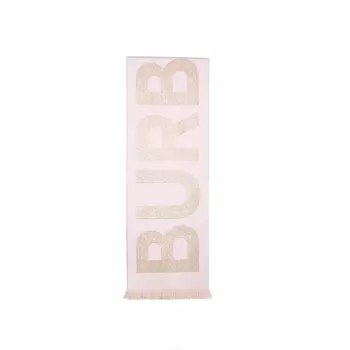 Вязаный шарф женский верблюжьего цвета Burberry