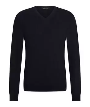 Вязаный шерстяной свитер Falke, синий