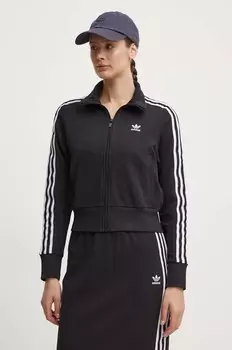 Вязаный спортивный топ adidas Originals, черный