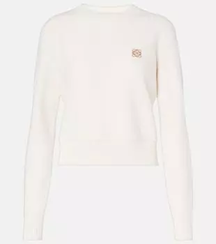 Вязаный свитер Anagram Loewe, экрю