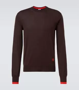 Вязаный свитер Anagram Loewe, Brown/Orange