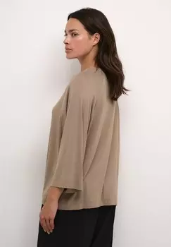Вязаный свитер ANDREA 3/4 SLEEVES ROUND NECK Kaffe, коричневый