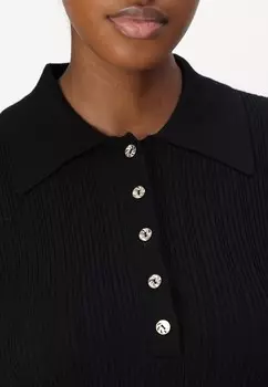 Вязаный свитер ANEMONEBBCATHRIN Bruuns Bazaar, черный